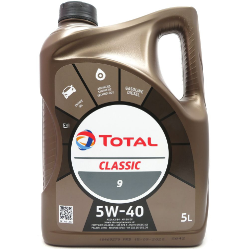 5 Liter TOTAL Classic 9 5W-40